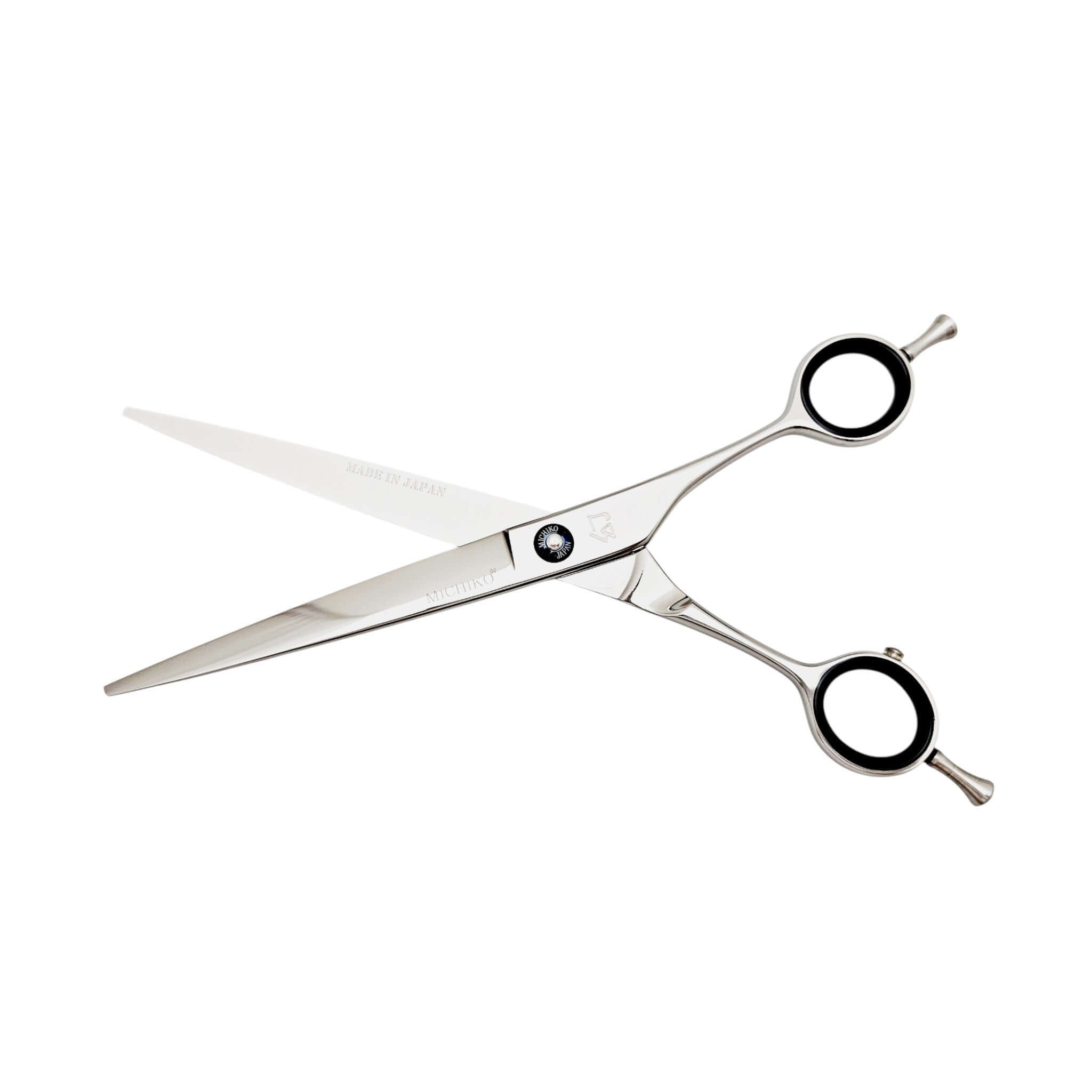 Hair cutting shears on a white background
