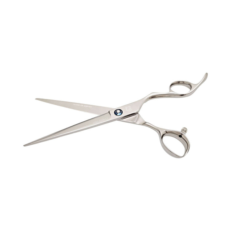 Professional Japanese hair cutting shears KM Series, premium cobalt alloy, convex edge design.