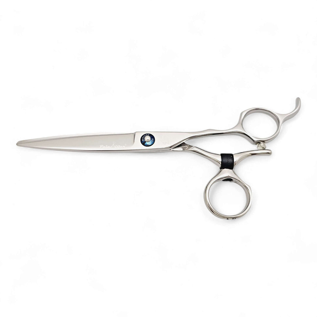 Swivel Hair cutting scissors with a visible brand logo on a white background