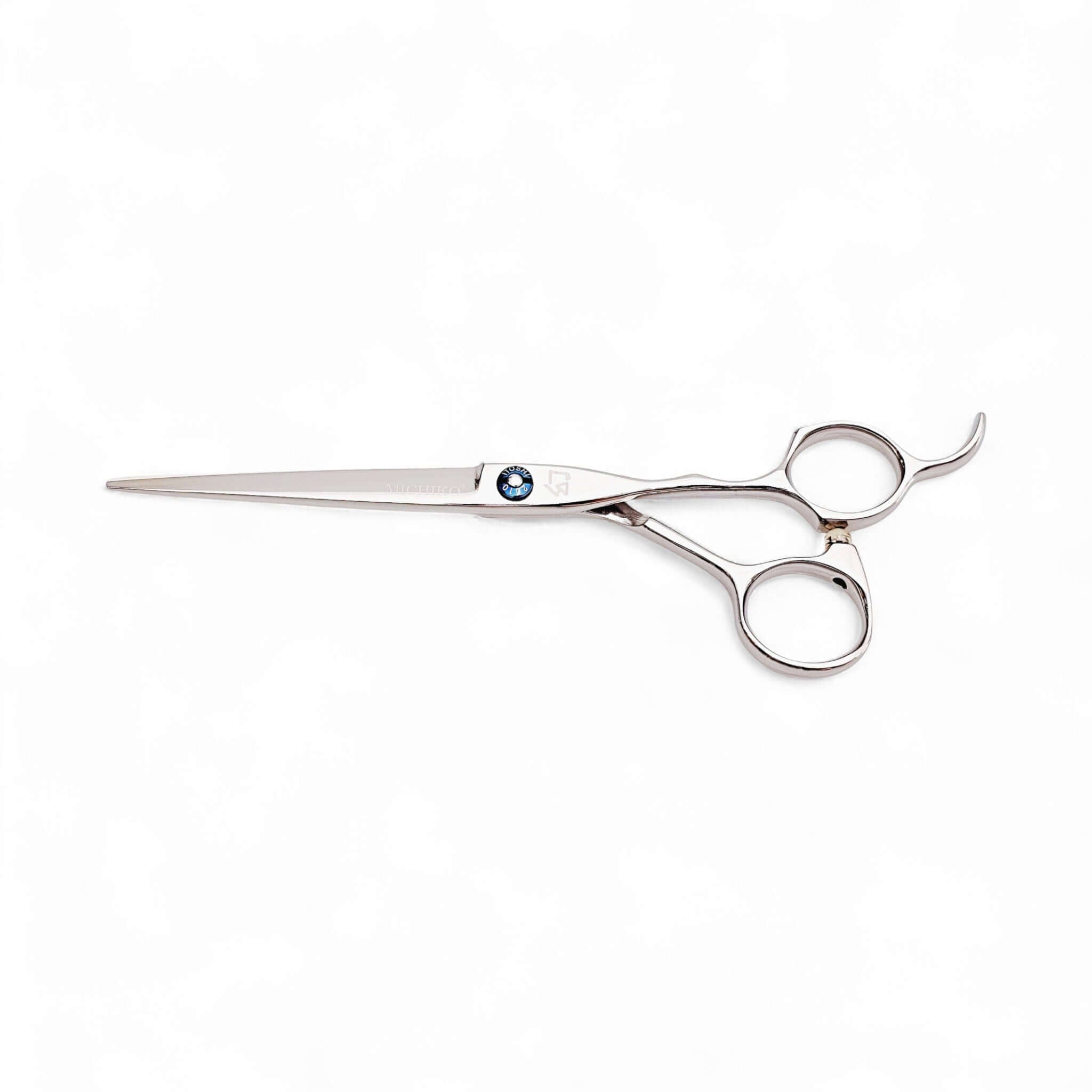 Hair cutting scissors on a white background