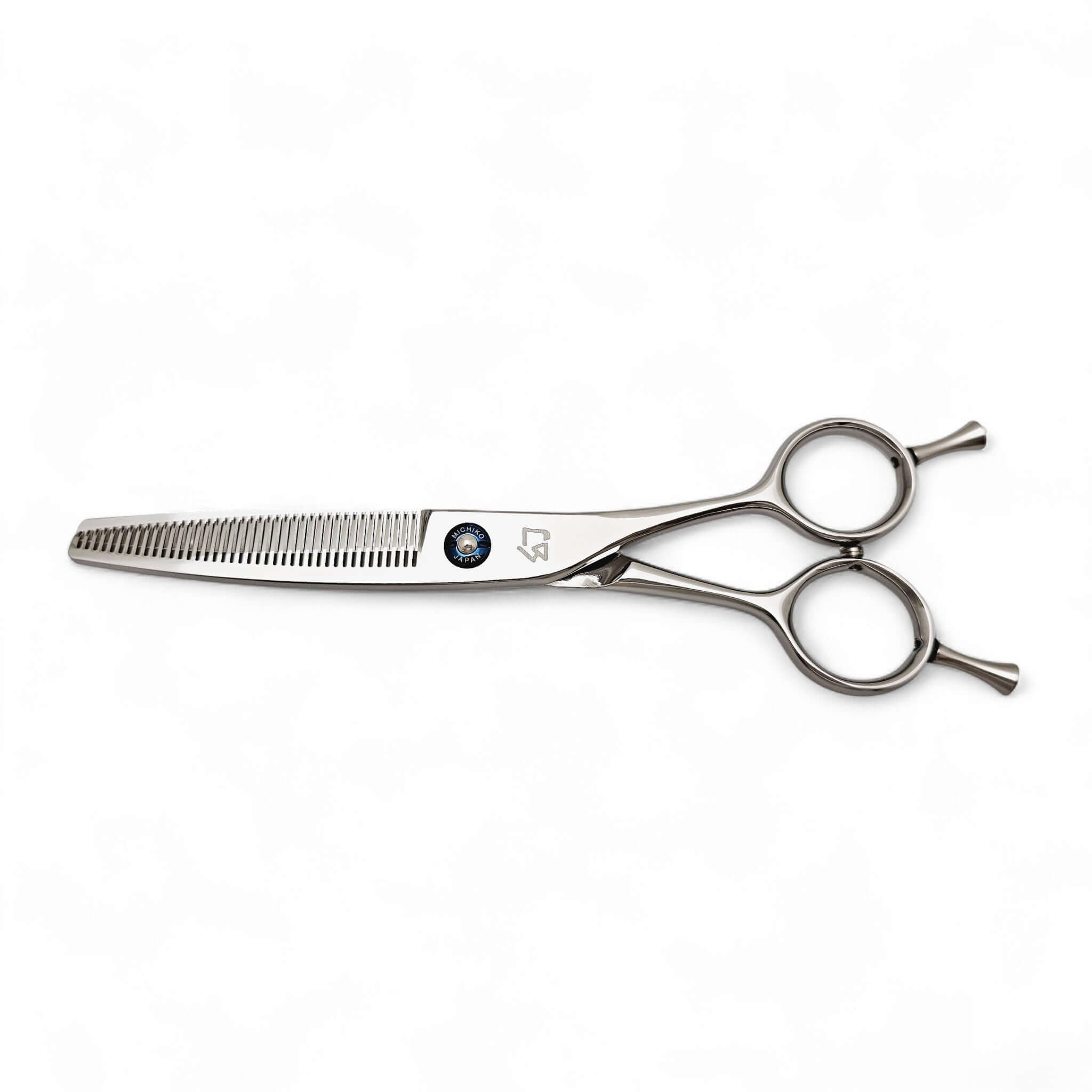 Hair thinning scissors on a white background