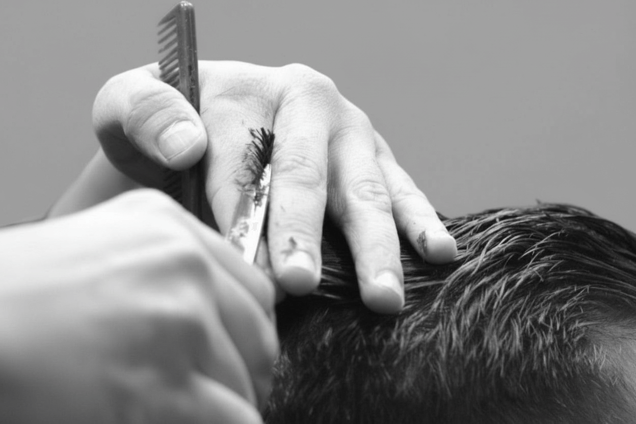 The Scissor-Warrior's Edge: Mastering the Hybrid Fade