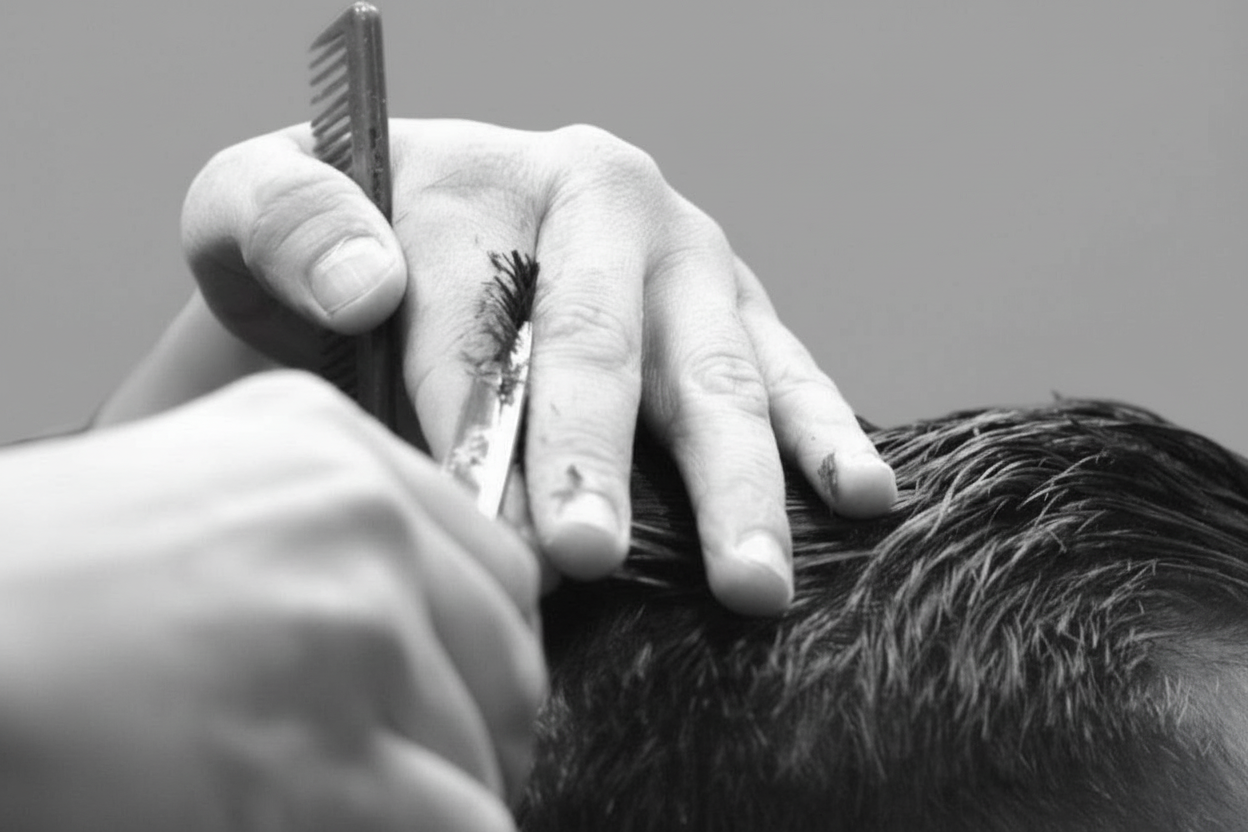 The Scissor-Warrior's Edge: Mastering the Hybrid Fade