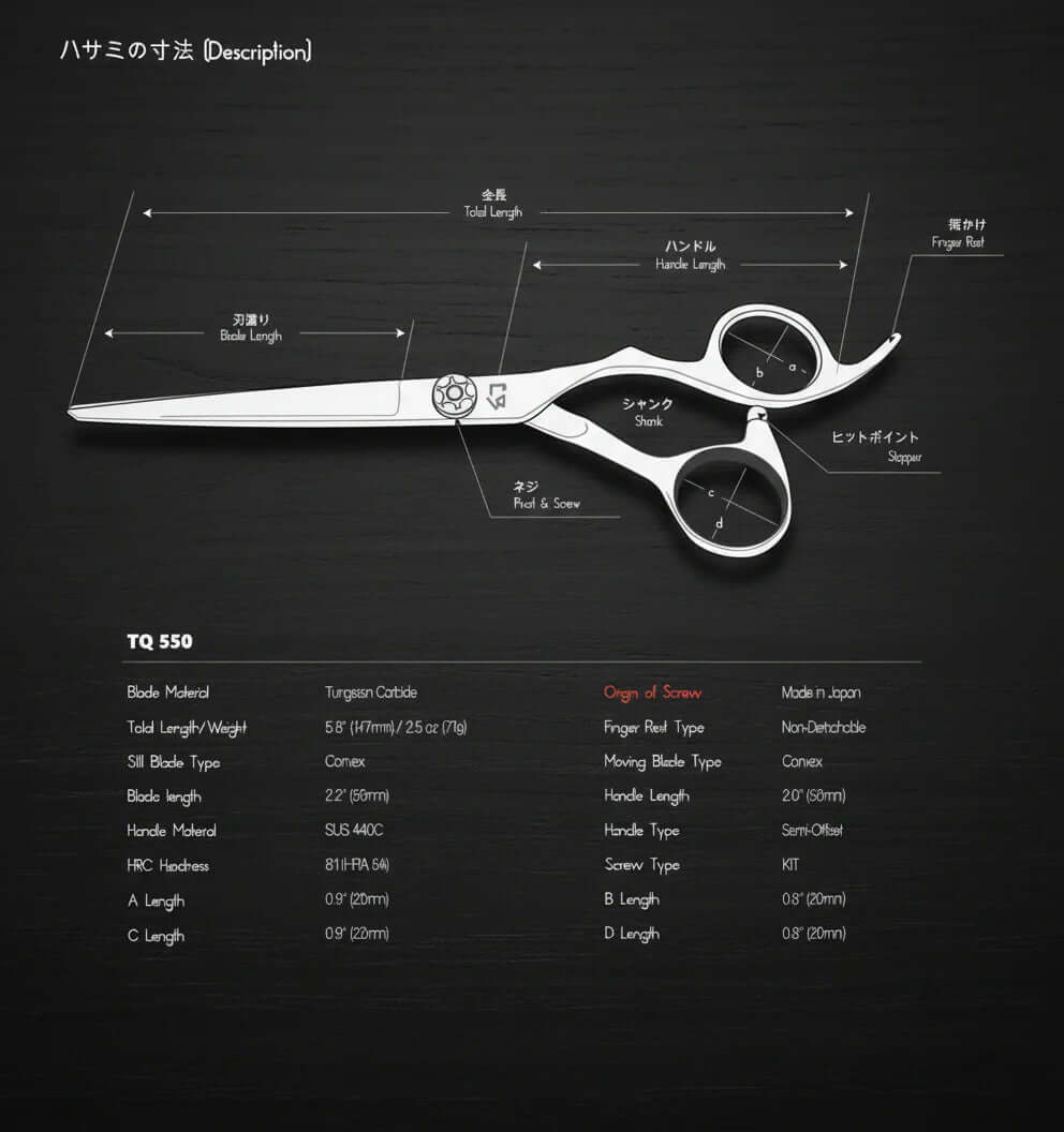TQ 550 Limited Edition Tungsten Shears