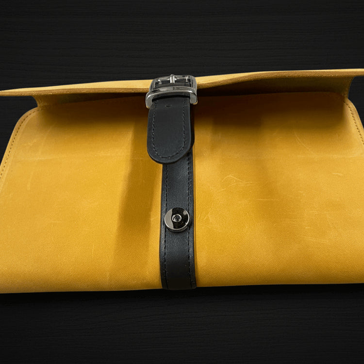 view detail for Cowhide Soft Suede Leather Hair Scissors Case