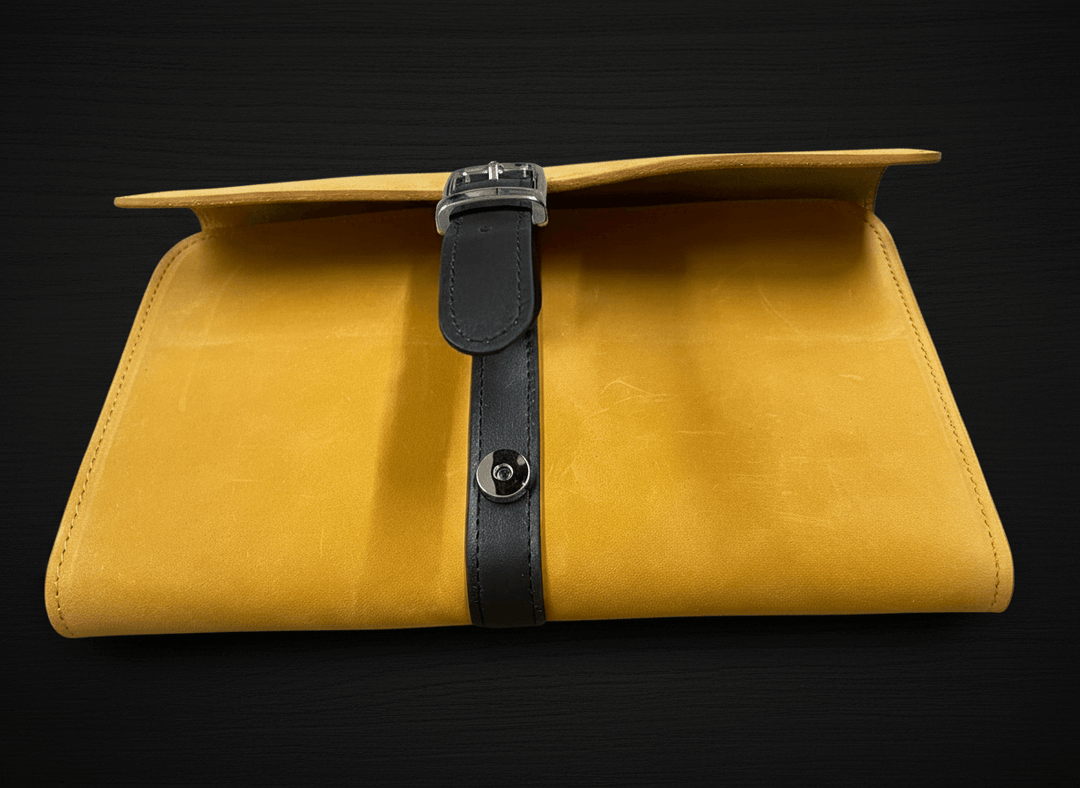 Cowhide Soft Suede Leather Hair Scissors Case