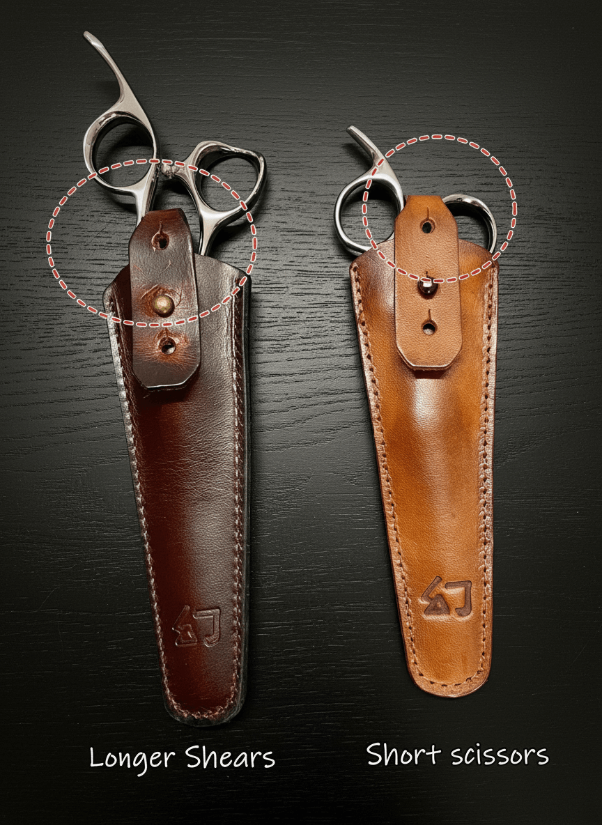Genuine Leather Scissor Case
