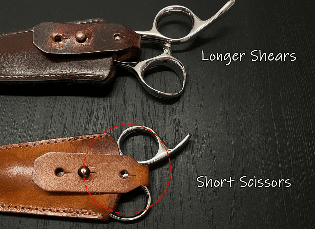 Genuine Leather Scissor Case
