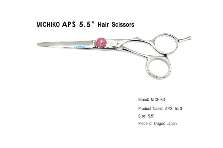 Michiko APS 5.5 Japanese Salon Scissors Sword Type Blade