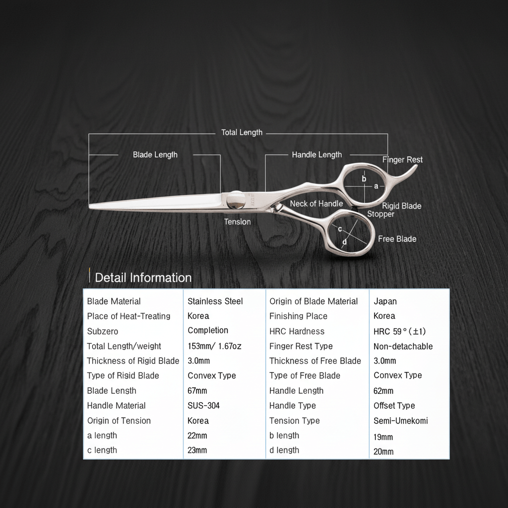 June 6.0 High Quality Professional Hair Shears