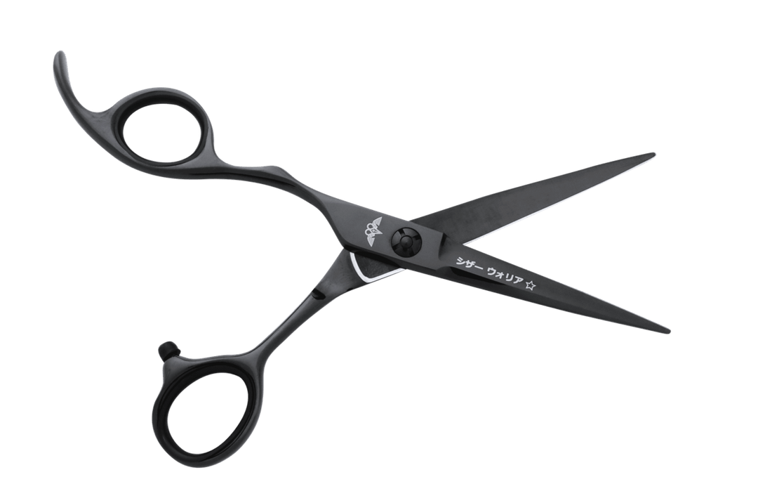 Lefty Hair Scissors ONYX 5.5L Black Shears