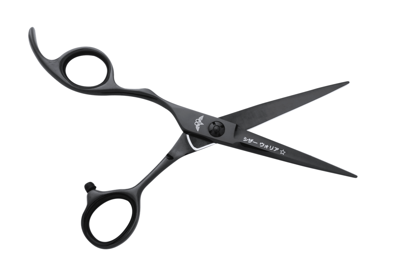 Lefty Hair Scissors ONYX 5.5L Black Shears