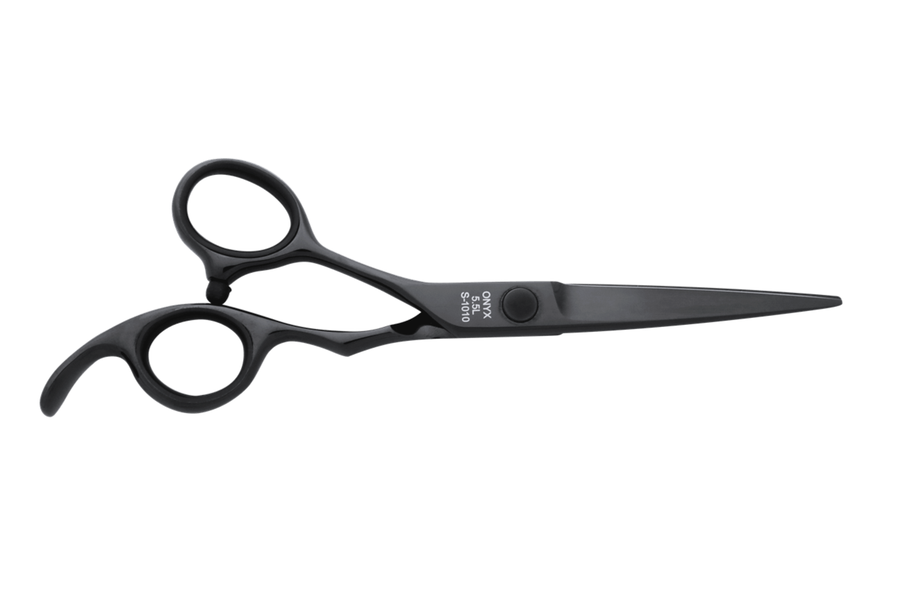 Lefty Hair Scissors ONYX 5.5L Black Shears