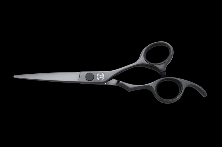 Scissors for Hair Cutting ONYX 5.5 Black Shears