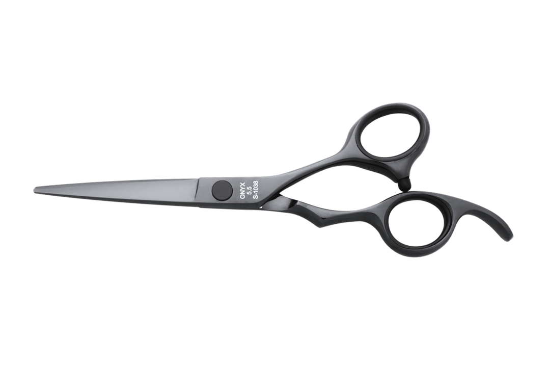 Scissors for Hair Cutting ONYX 5.5 Black Shears