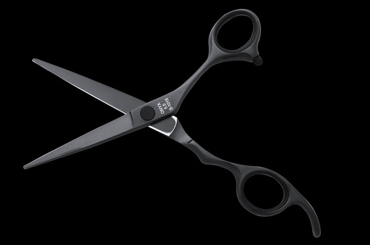 Scissors for Hair Cutting ONYX 5.5 Black Shears