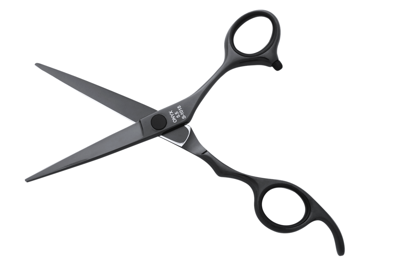 Scissors for Hair Cutting ONYX 5.5 Black Shears