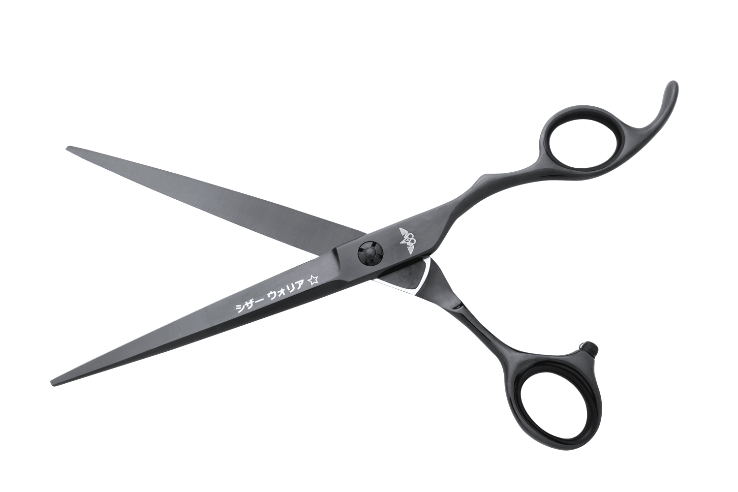 7 inch Barber Shears ONYX 7.0 Black Scissors