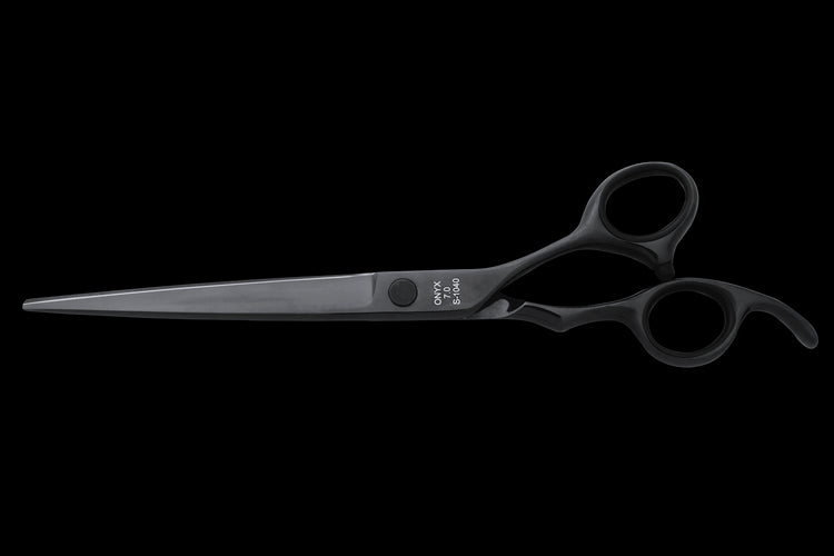 7 inch Barber Shears ONYX 7.0 Black Scissors