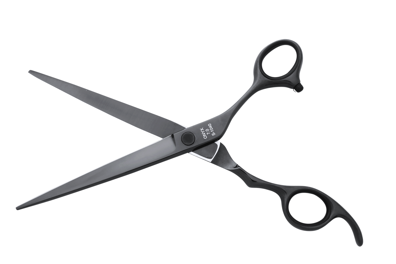 7 inch Barber Shears ONYX 7.0 Black Scissors