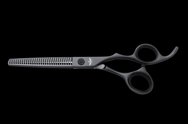 Black Hair Thinning Shears ONYX T302