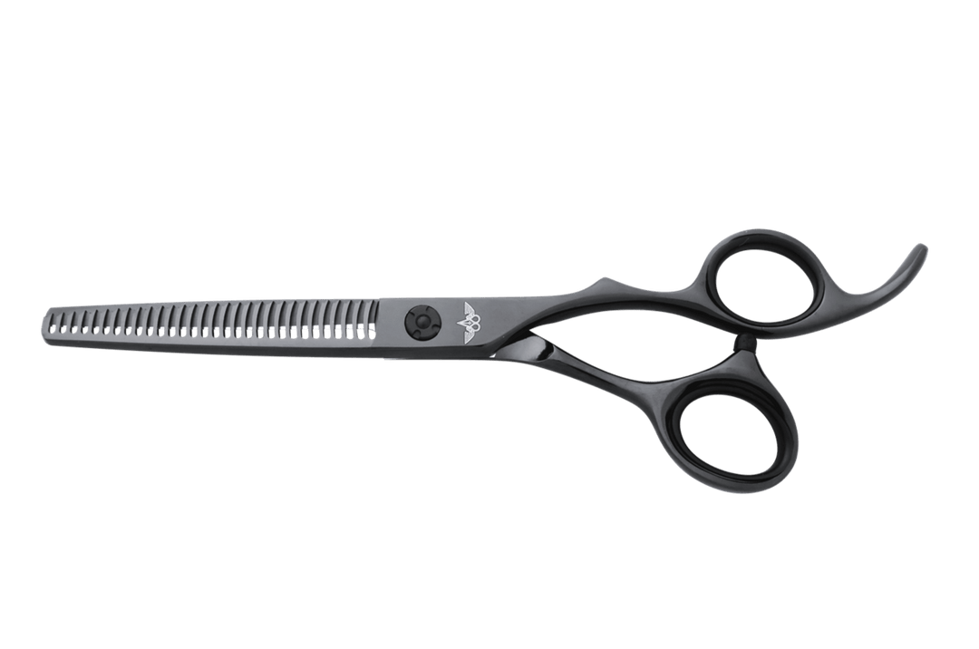 Black Hair Thinning Shears ONYX T302