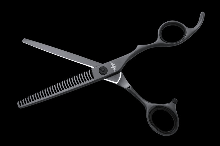 Black Hair Thinning Shears ONYX T302