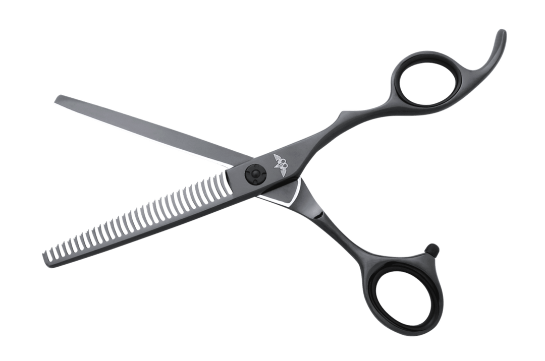 Black Hair Thinning Shears ONYX T302