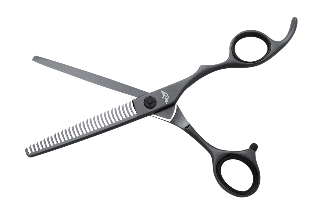 Black Hair Thinning Shears ONYX T302