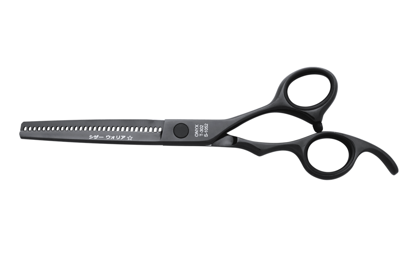 Black Hair Thinning Shears ONYX T302