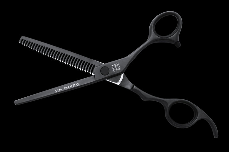 Black Hair Thinning Shears ONYX T302