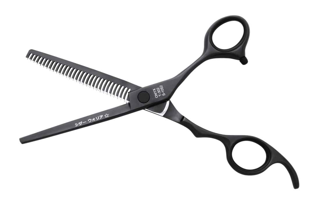 Black Hair Thinning Shears ONYX T302