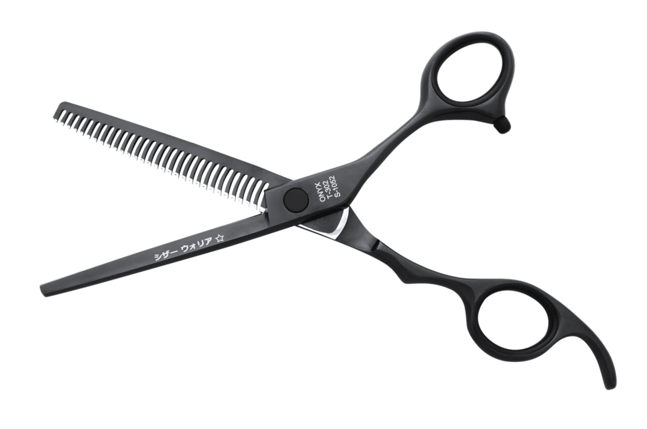 Black Hair Thinning Shears ONYX T302