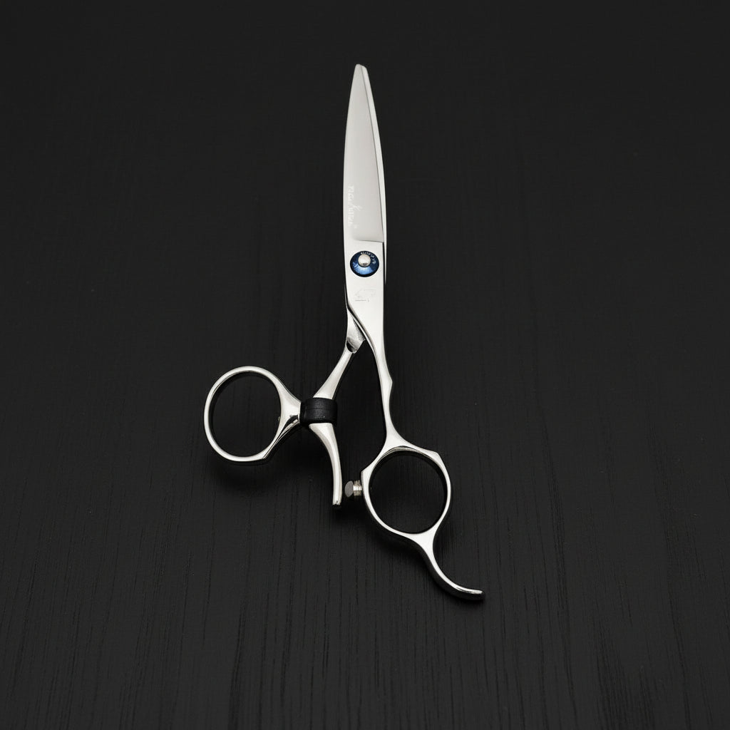 Swivel Hair cutting scissors on a white background