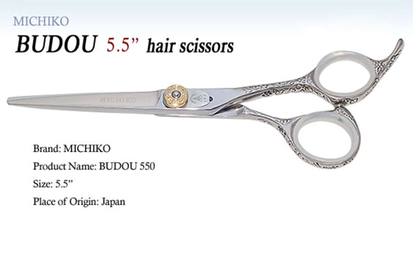 Michiko BUDOU 5.5 Japanese Cutting Scissors