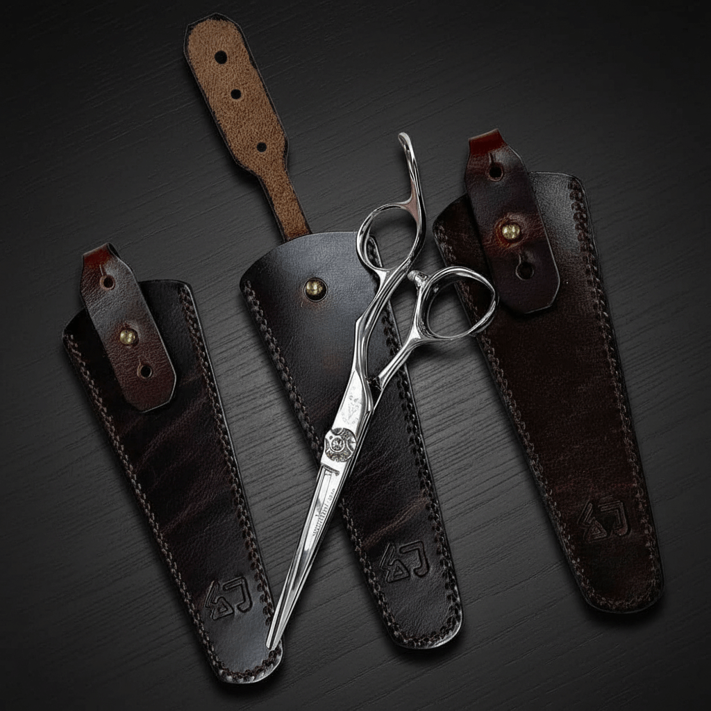 Genuine Leather Scissor Case