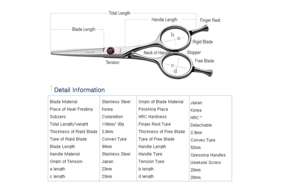 BQ 4.5 | Short Blade Salon Shears | Clearance Sale