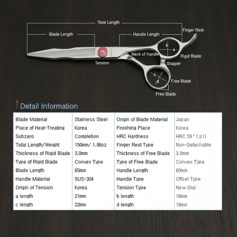 BRK 6.0 Professional Hair Scissors