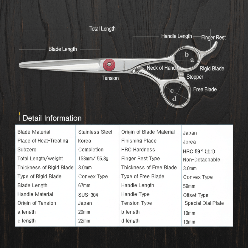 BRT-P 6.0 Classic Design Hair Shears