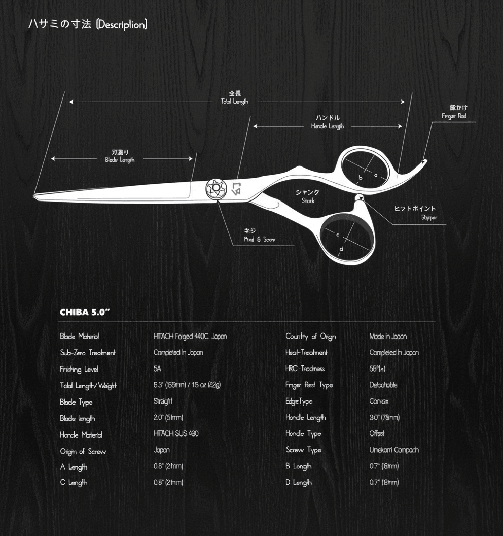 Hair Cutting Scissors CHIBA Series