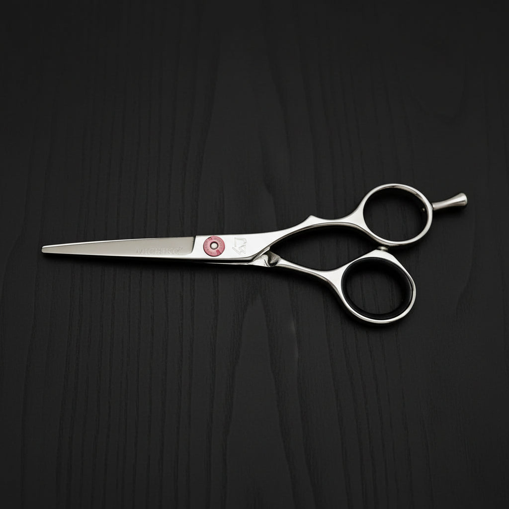 Hair shears on a white background