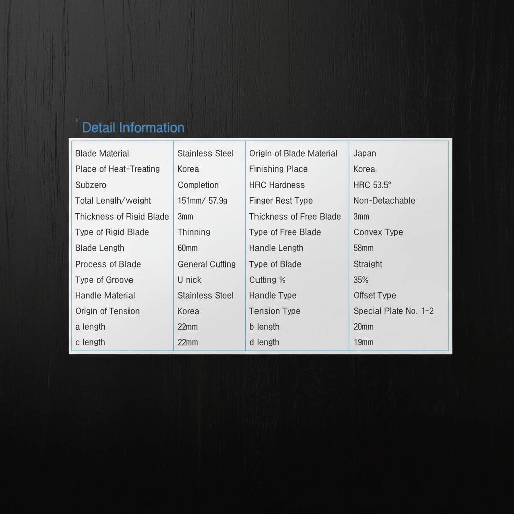 GSIU 6040 Hair Thinning Scissors