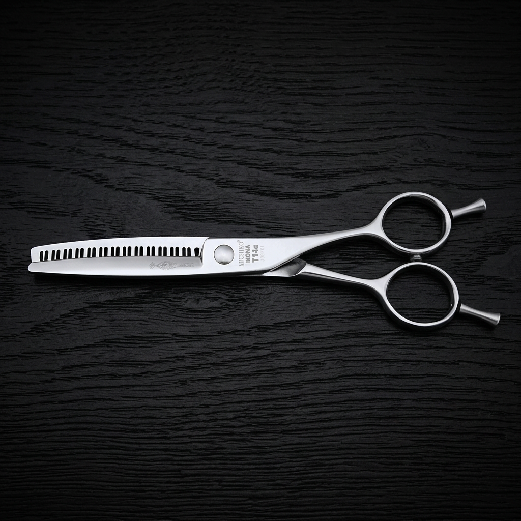 Japanese Texturizing Hair Scissors MONA T14α Barber Shears