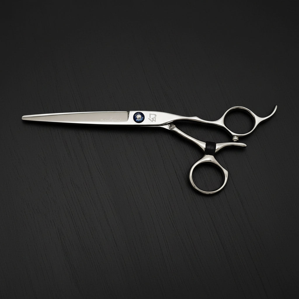 Swivel Hair cutting scissors on a white background