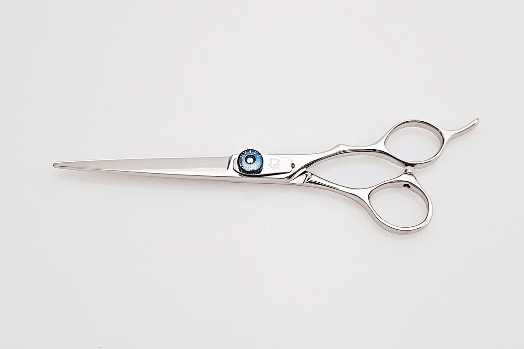 Hair scissors on a white background