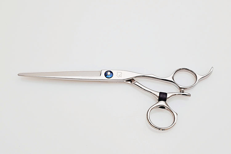 Swivel hair scissors on a white background