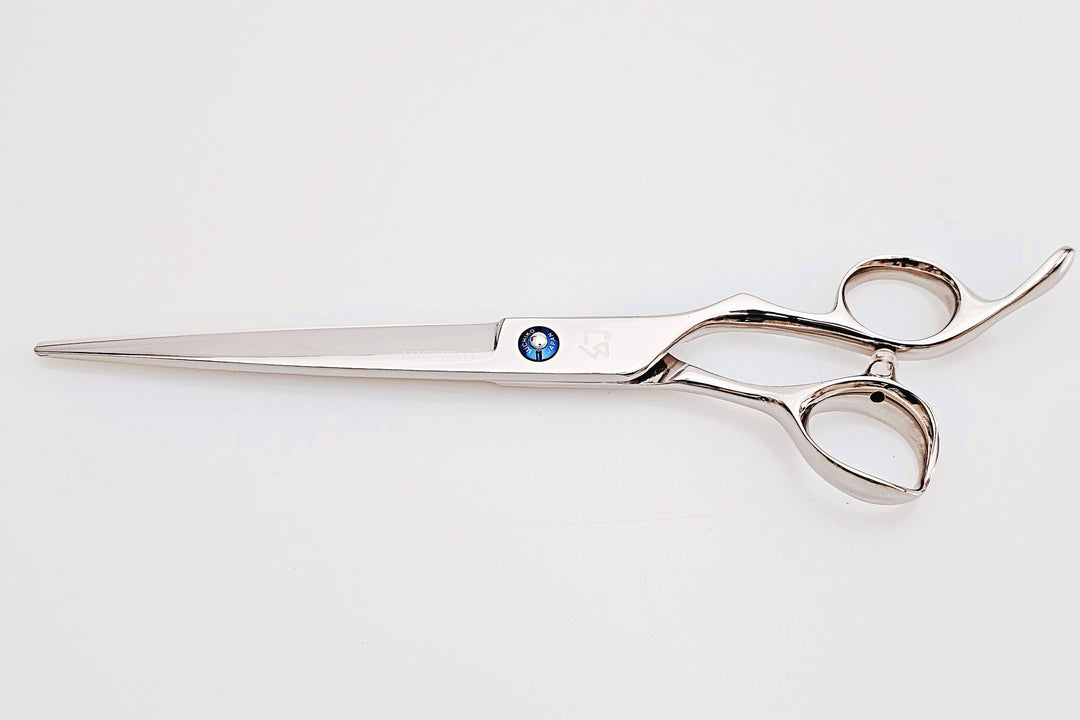 Barber shears on a white background