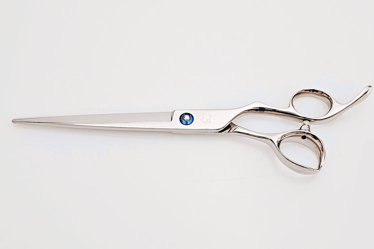 Barber shears on a white background