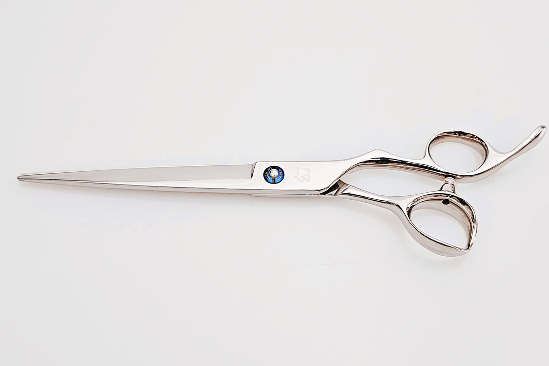 Barber shears on a white background