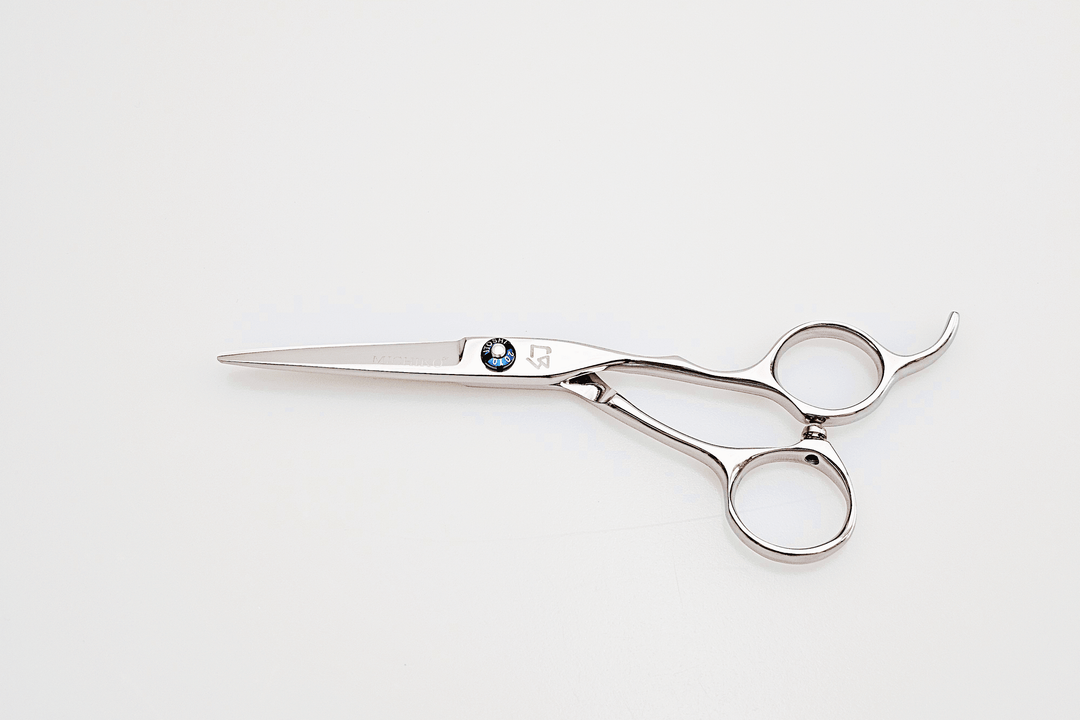 Hair cutting scissors on a white background